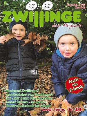 cover image of Zwillinge--das Magazin Sept./Okt. 2019